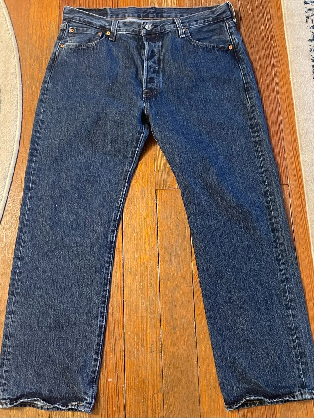Levi’s Original Fit 501 Men’s Jeans 36x30 Dark Stonewash Buttonfly Egypt